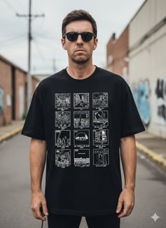 Nome do produto Camiseta UNISSEX Oversized 