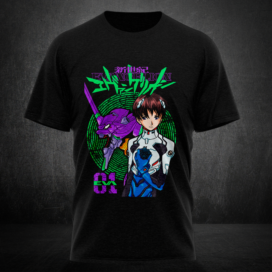 CAMISA EVANGELION SHINJI EVA 01