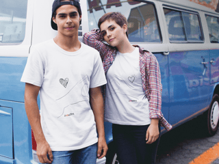 Nome do produto Camiseta Casal 2
