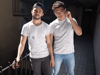 Nome do produto Camiseta casal 1
