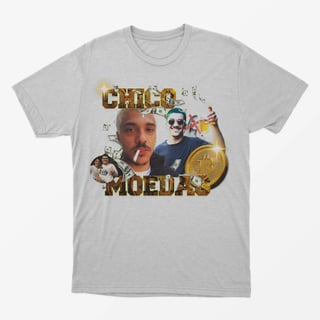 Nome do produto Camiseta Chico Moedas