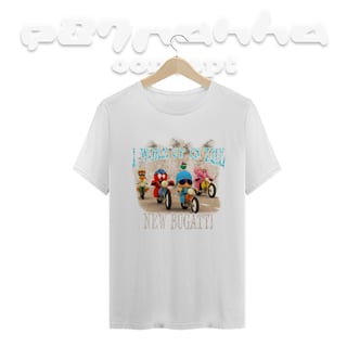 Nome do produto Camiseta I woke up in the new Bugatti 