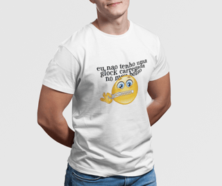 Nome do produto Camiseta Eu nao tenho uma Glock Carregada 