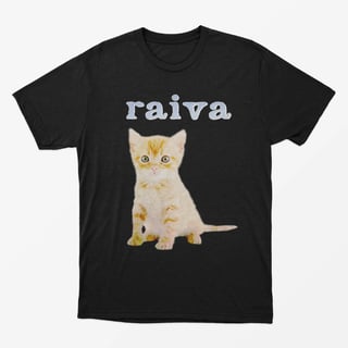 Nome do produto Camiseta RAIVA