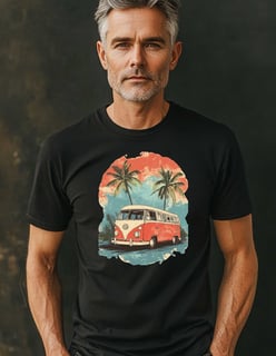 T-shirt kombi vintage