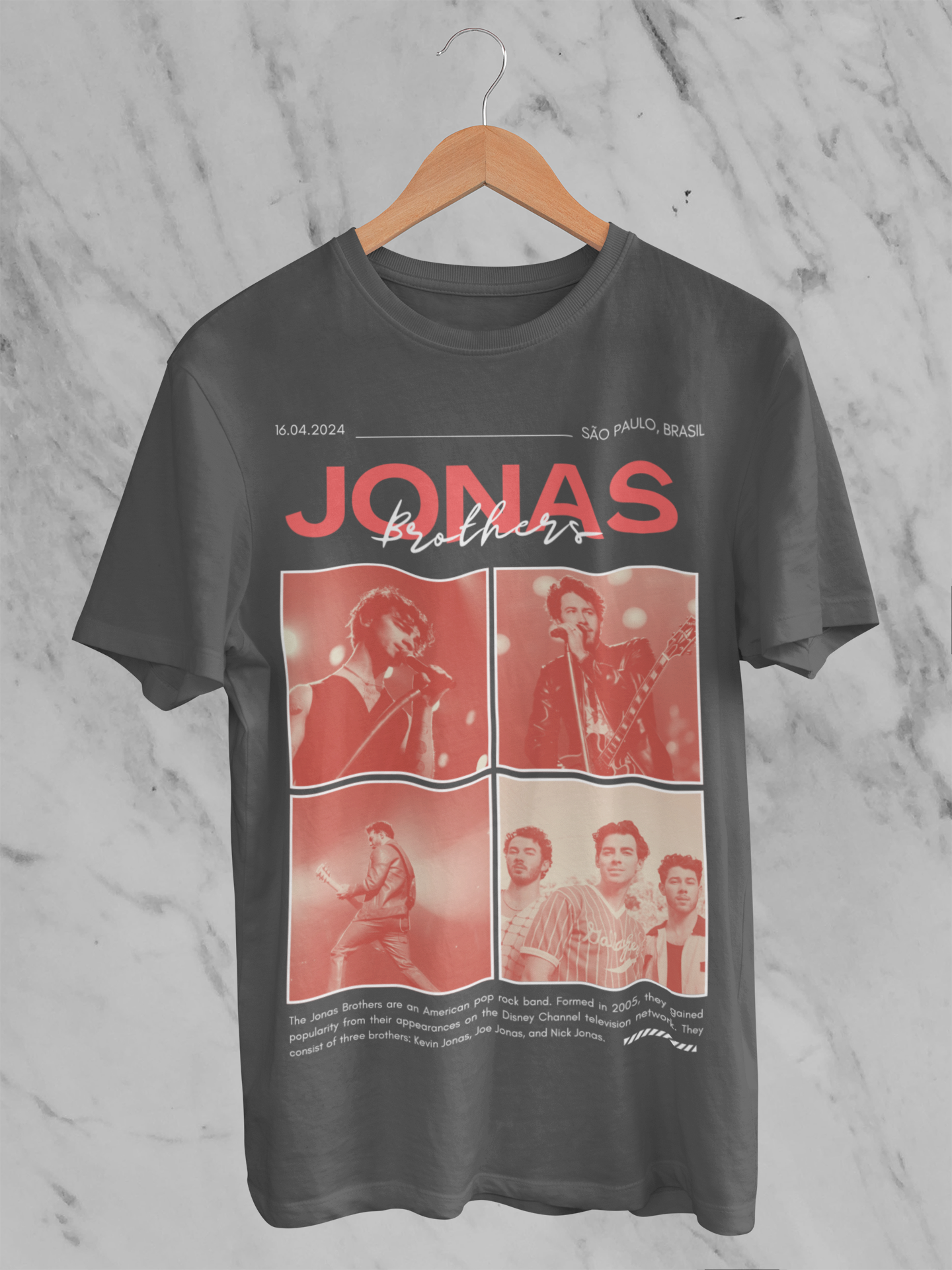 Camiseta Estonada Jonas Brothers The Tour SP