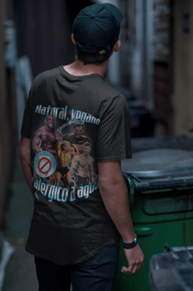 Nome do produto Camiseta Natural, Vegano e Alérgico a Água (Estampa nas Costas)