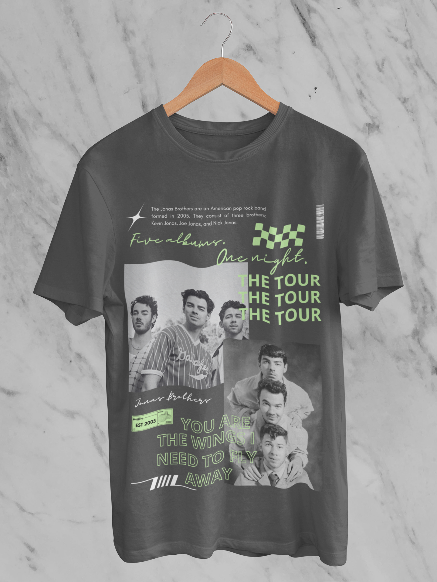 Camiseta Estonada Jonas Brothers The Tour