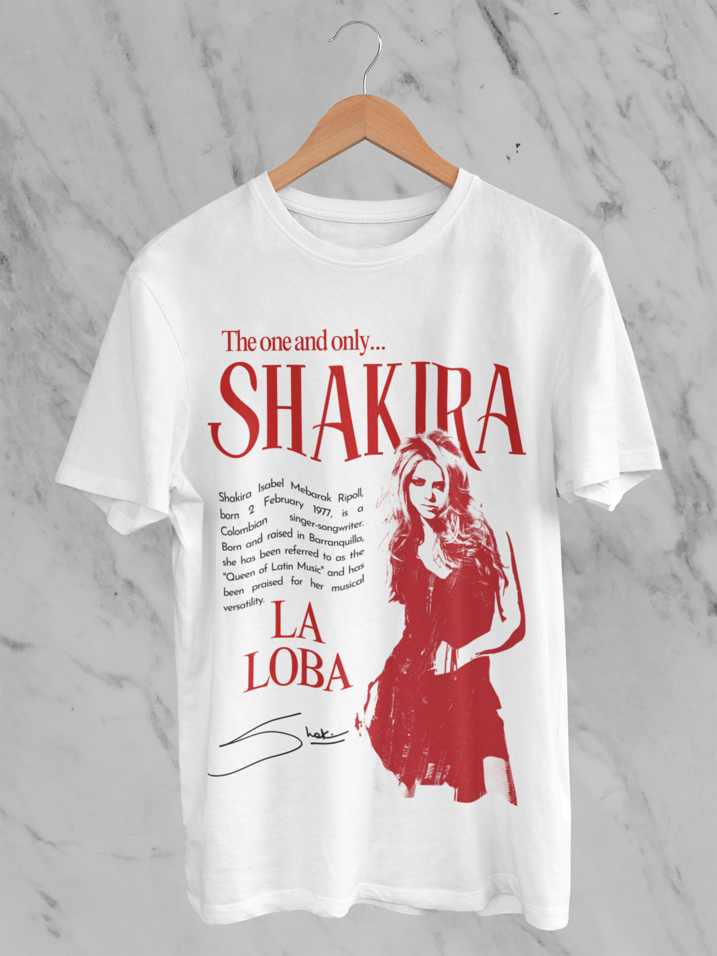 Camiseta Shakira The One and Only