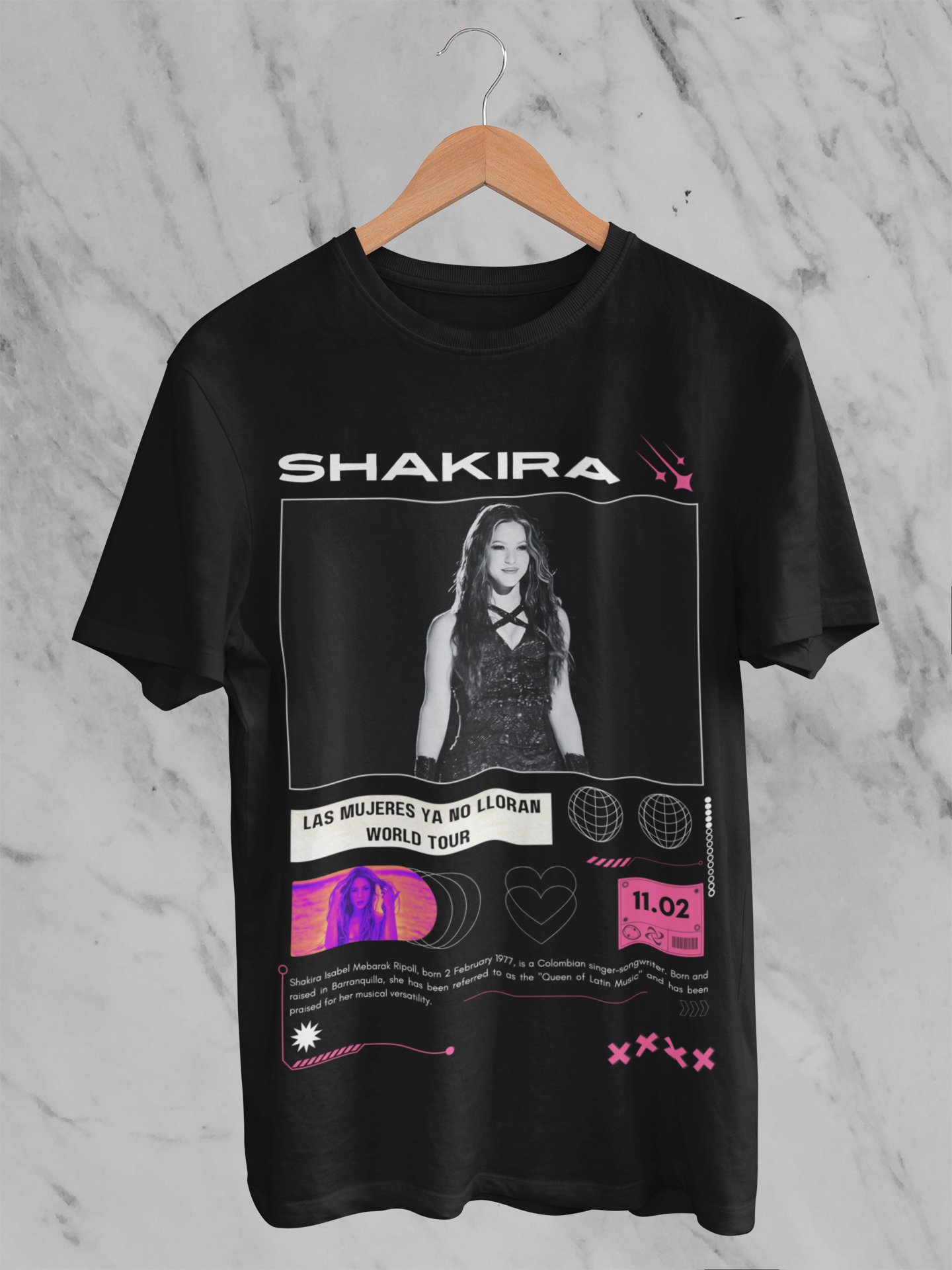 Camiseta Shakira Rio de Janeiro 11.02