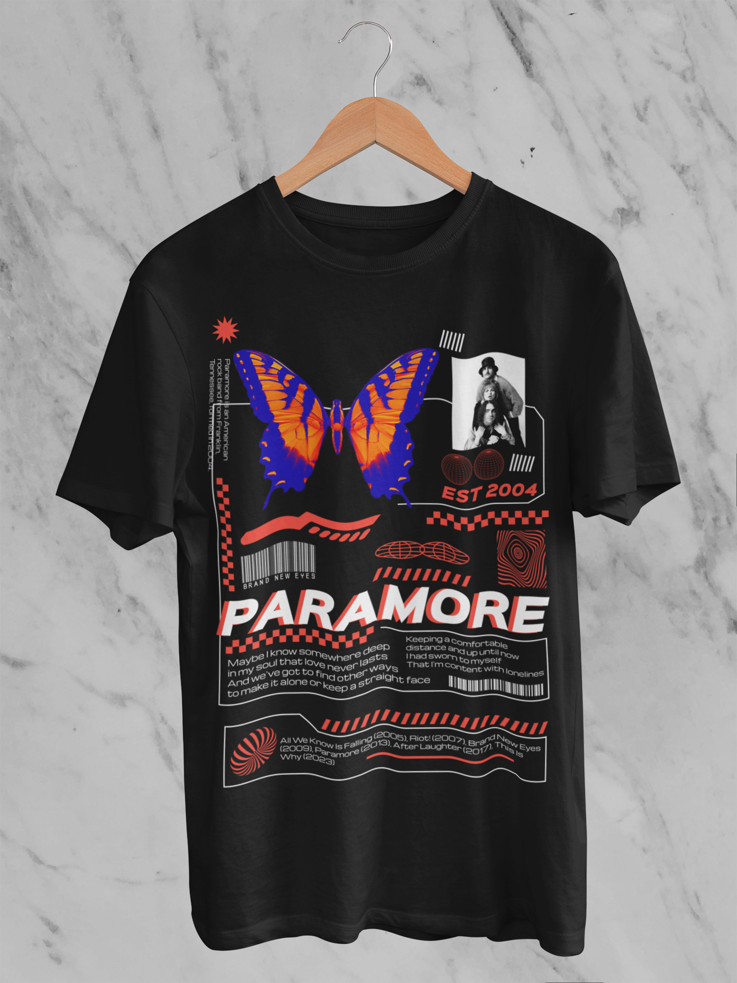 Camiseta Paramore Brand New Eyes