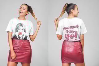 Nome do produto Camiseta Mia Colucci (Estampa Frente e Costas)