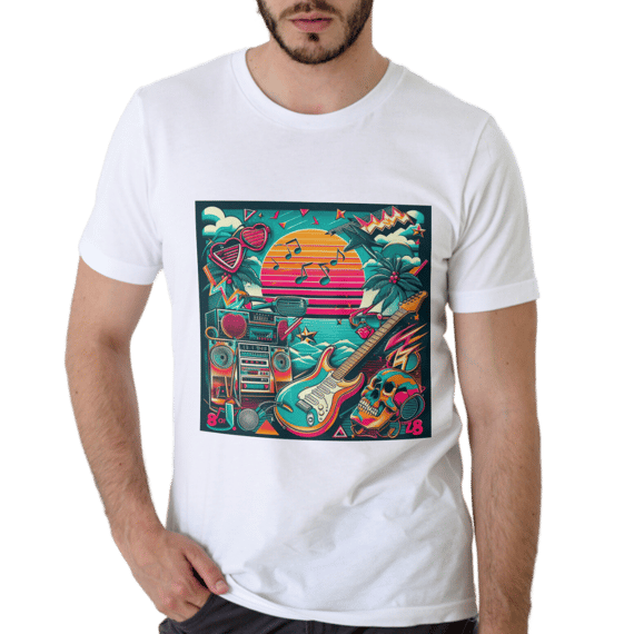 Camisa Rock Anos 80