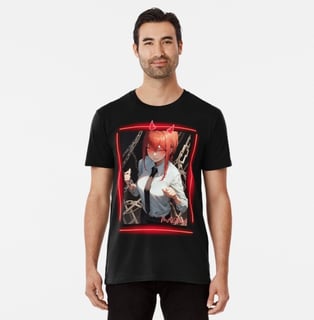 Nome do produto Camisa Masculina Chainsaw man Makima anime character Control Demon