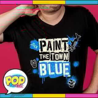 Nome do produto Paint The Town Blue (Plus Size)
