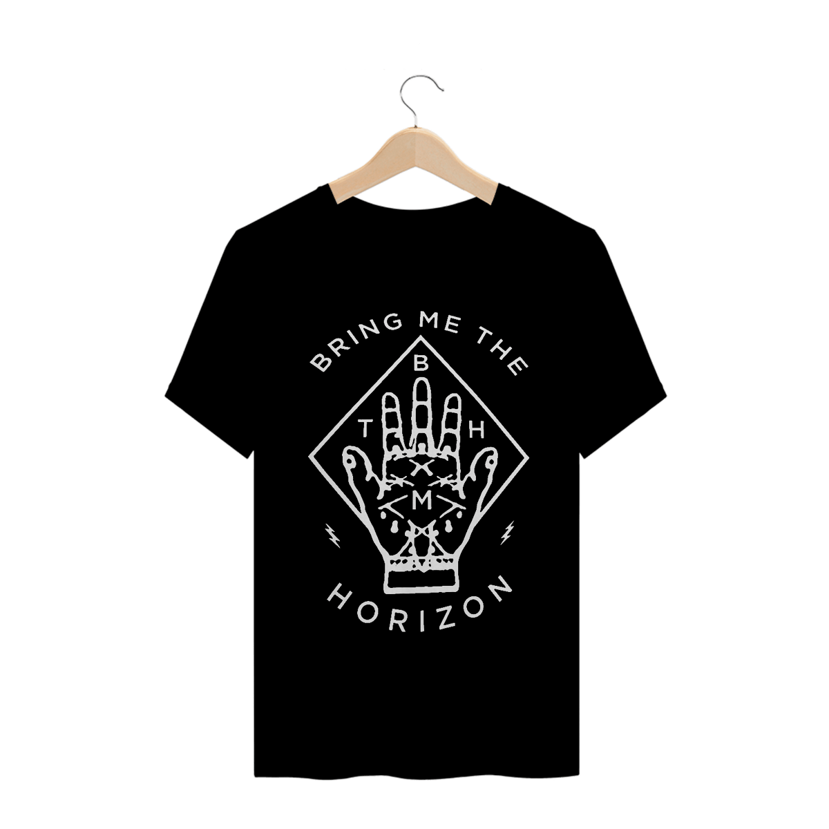 Nome do produto: Camiseta Bring Me The Horizon - Diamond Hand