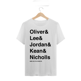 Camiseta Bring Me The Horizon - Members Name 