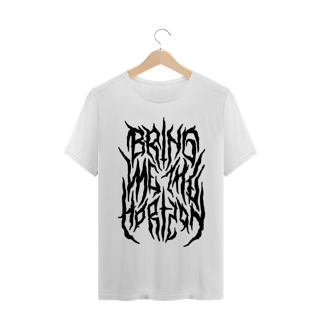 Nome do produto Camiseta Bring Me The Horizon - Black Metal Font