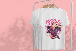 Nome do produto CAMISETA FEMININA - ROSE BLACKPINK