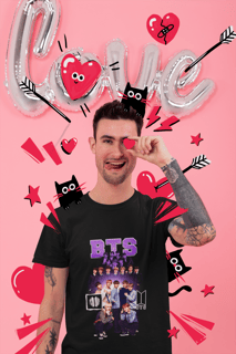 Nome do produto CAMISETA UNISEX BTS PUIRPLE
