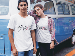 Nome do produto T-Shit Classic Unisex - Stray Kids Logo