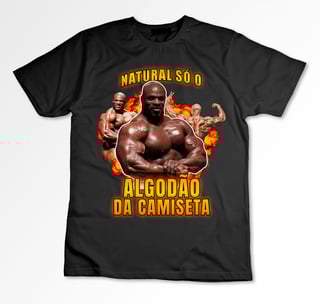 Nome do produto Camiseta NATURAL SÓ O ALGODÃO DA CAMIETA