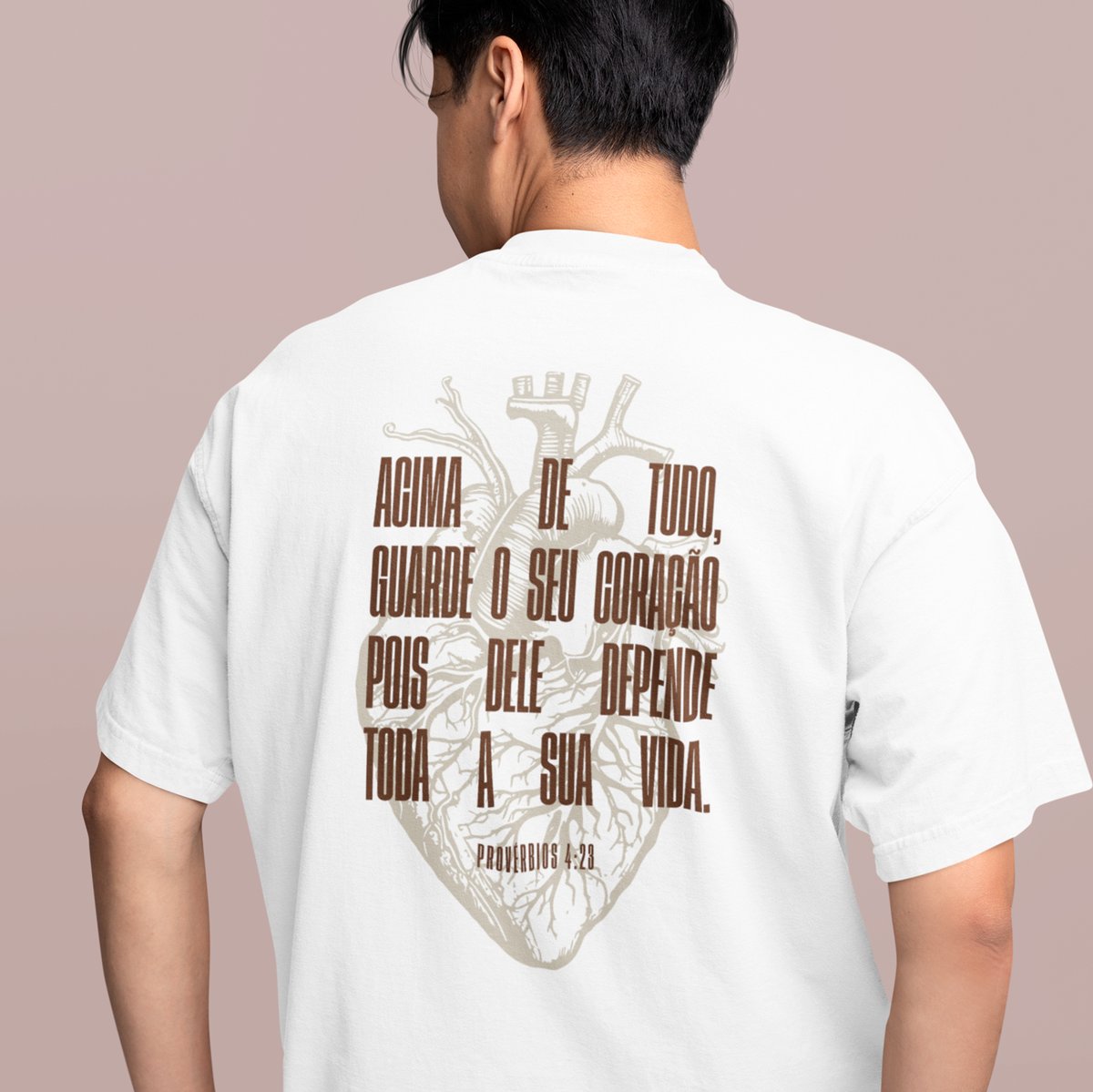 Nome do produto: CAMISETA OVERSIZED - PROVÉRBIOS 4.23