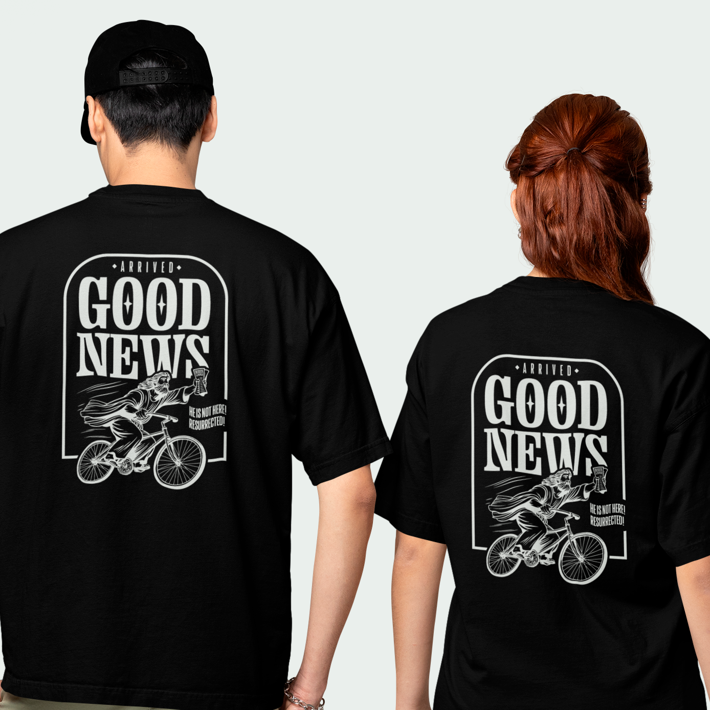 CAMISETA OVERSIZED - GOOD NEWS