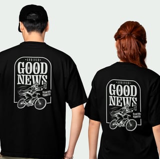 CAMISETA OVERSIZED - GOOD NEWS