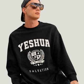 Nome do produto MOLETOM PRETO - YESHUA