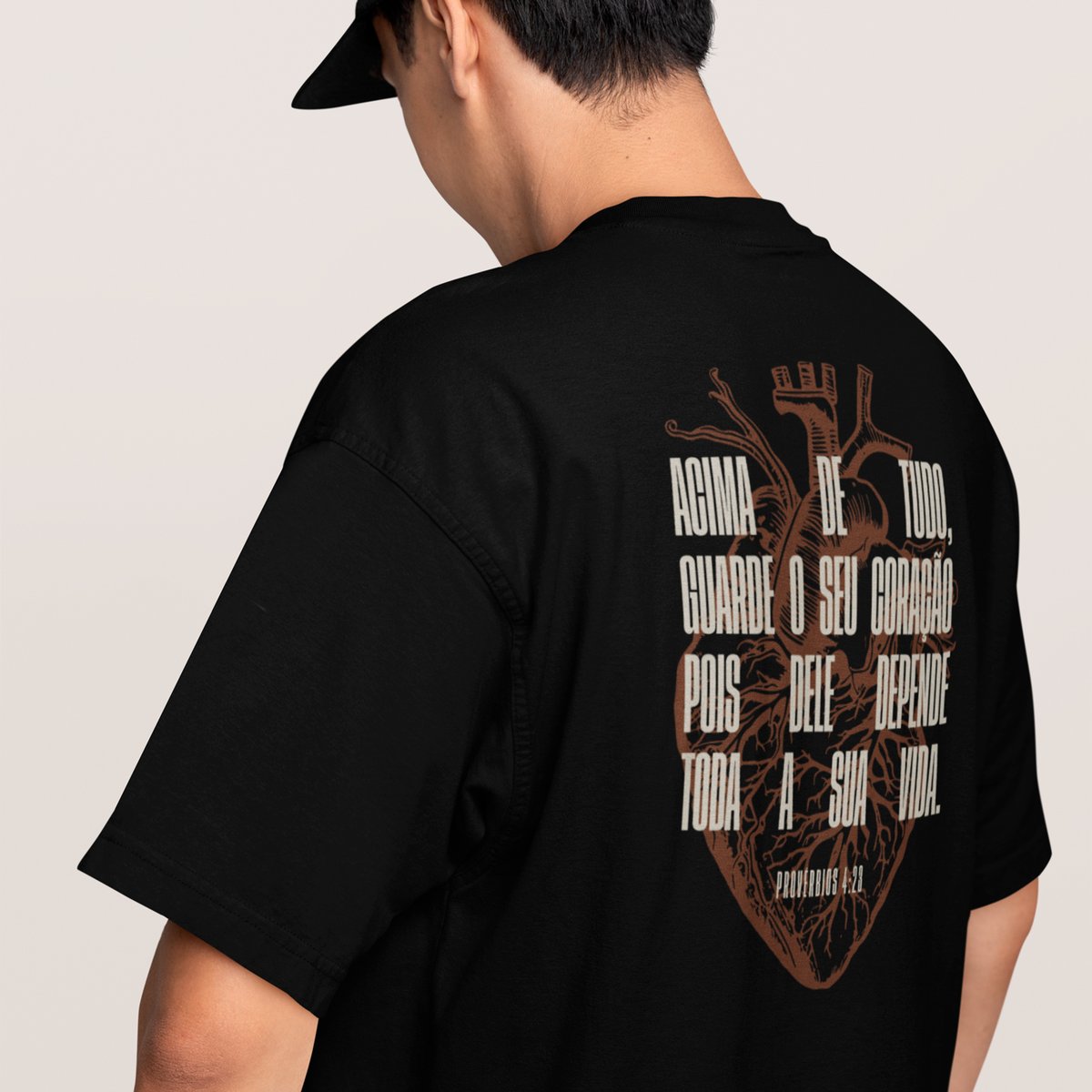 Nome do produto: CAMISETA OVERSIZED - PROVÉRBIOS 4.23
