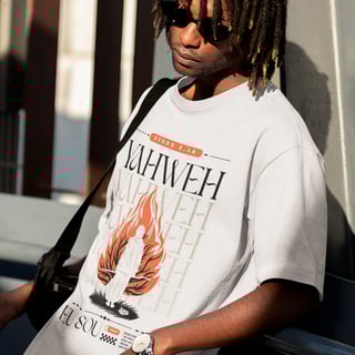 Nome do produto CAMISETA OVERSIZED - SARÇA ARDENTE