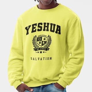 Nome do produto MOLETOM AMARELO - YESHUA
