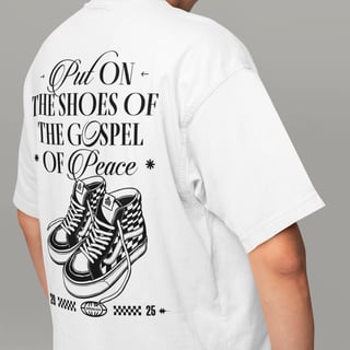 Nome do produto CAMISETA OVERSIZED - CALÇADO DA PAZ