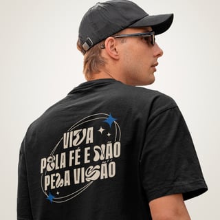 CAMISETA OVERSIZED - VIVA PELA FÉ