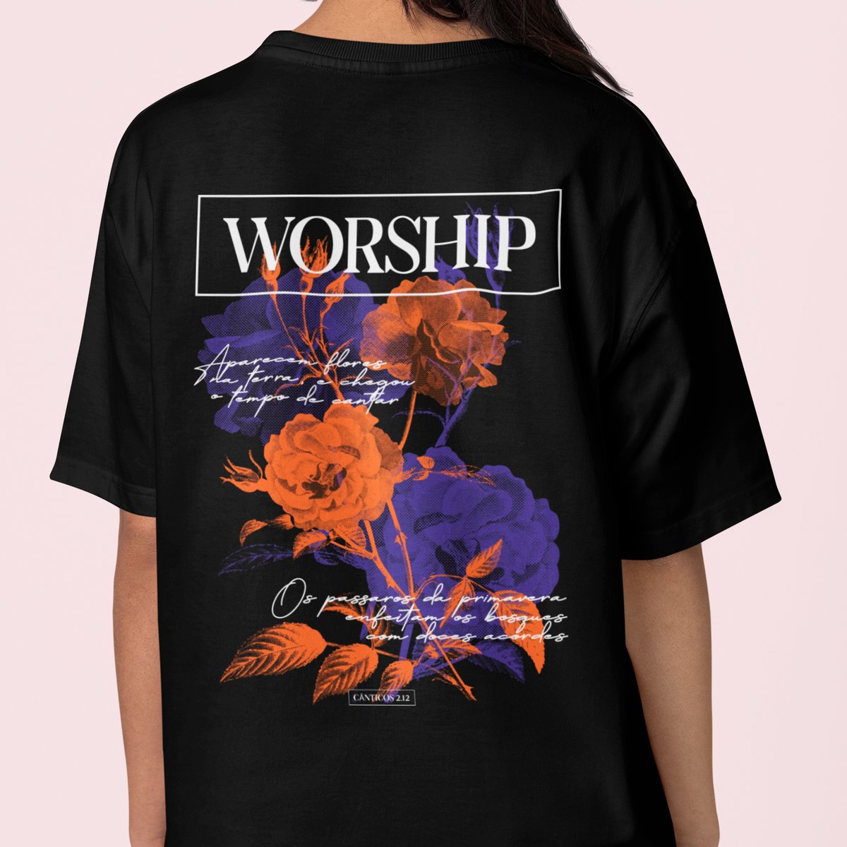 Nome do produto: CAMISETA OVERSIZED - CÂNTARES 2.12