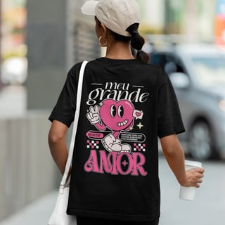 Nome do produto CAMISETA OVERSIZED - MEU GRANDE AMOR