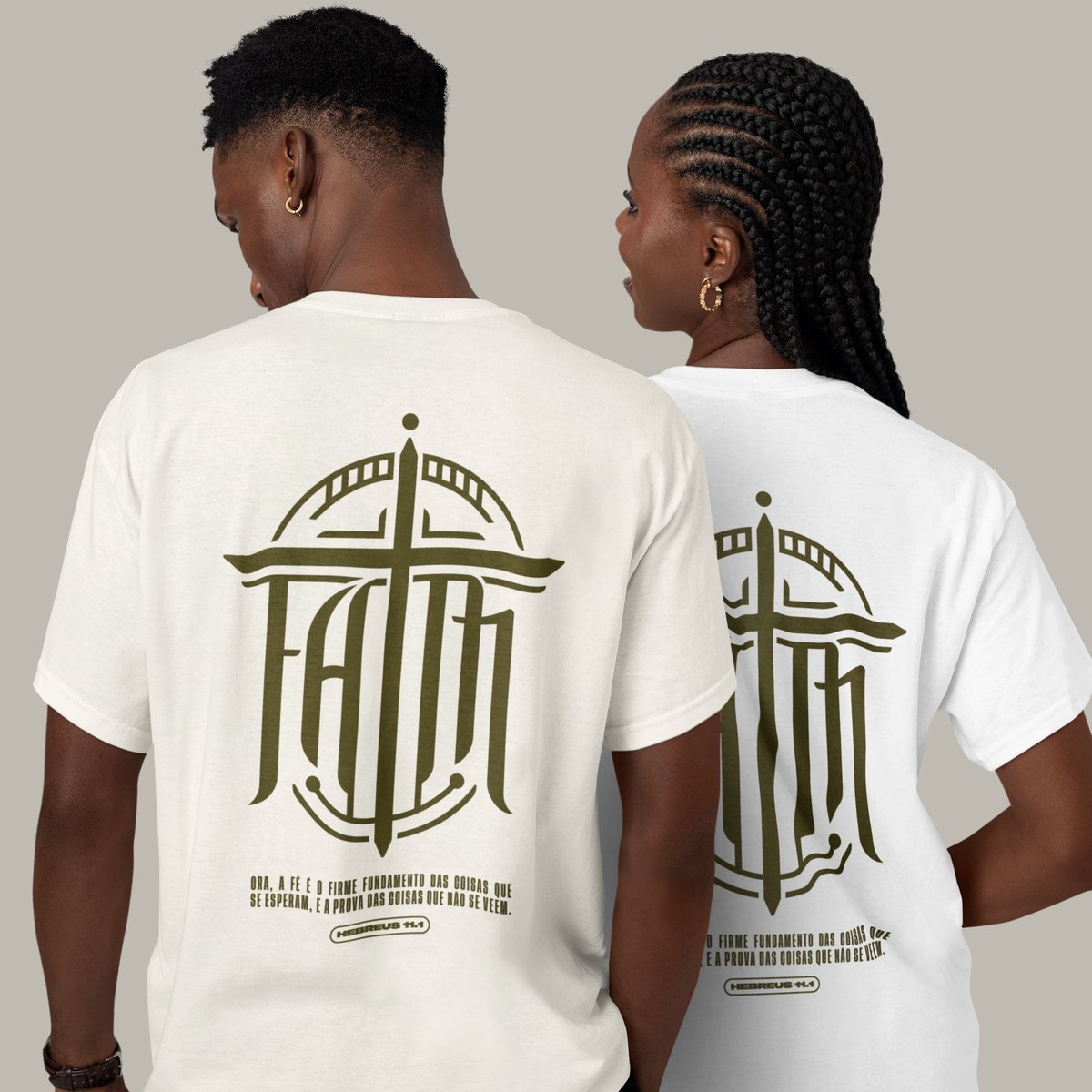 Nome do produto: CAMISETA OVERSIZED - FAITH (Fé)