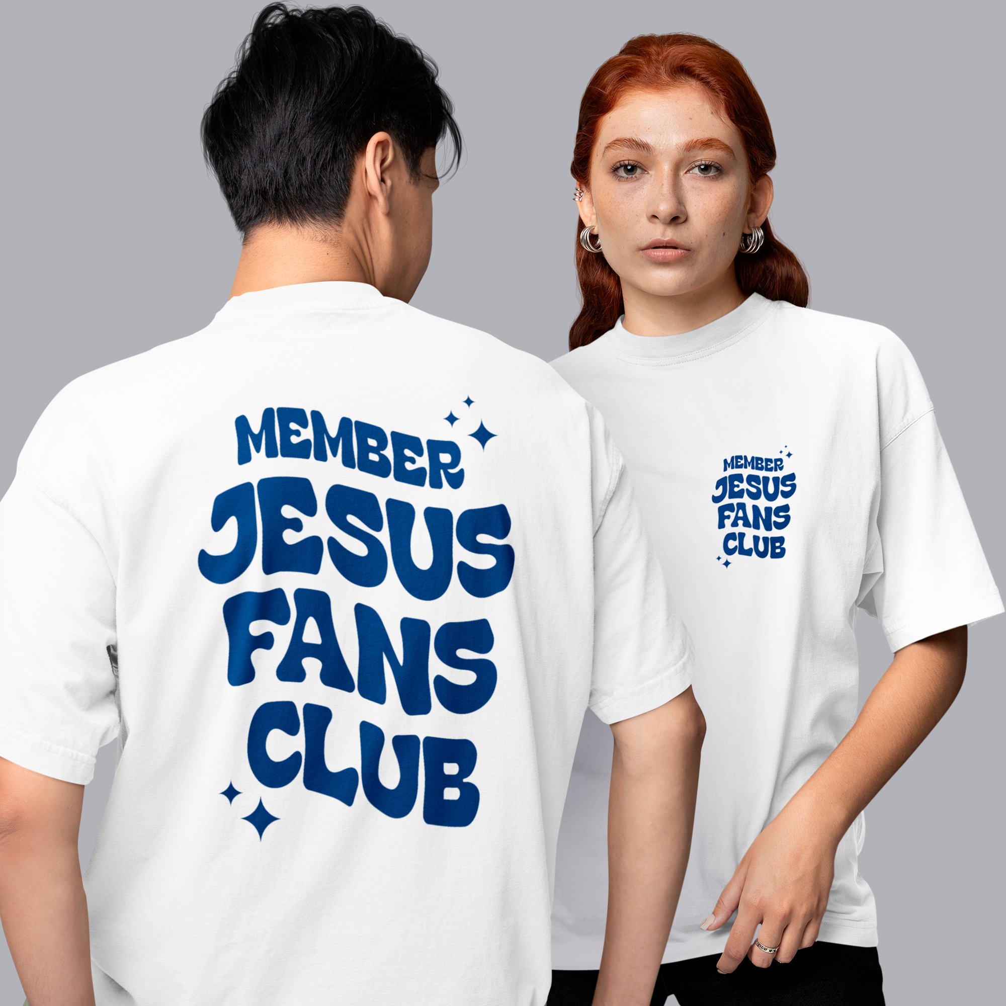 CAMISETA OVERSIZED - JESUS FANS CLUB