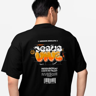 CAMISETA OVERSIZED - JESUS VIVE