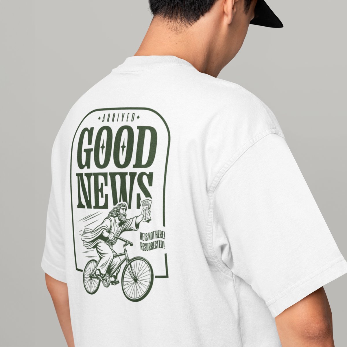 Nome do produto: CAMISETA OVERSIZED - GOOD NEWS