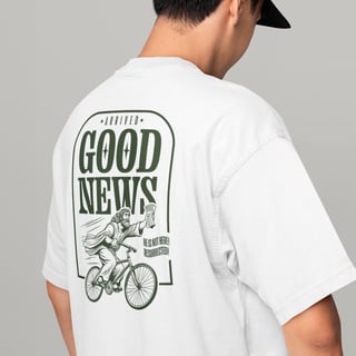 CAMISETA OVERSIZED - GOOD NEWS