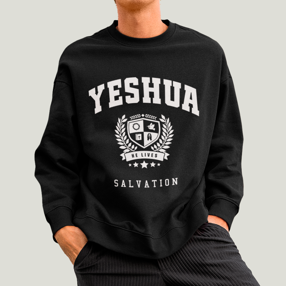 Nome do produto: MOLETOM PRETO - YESHUA