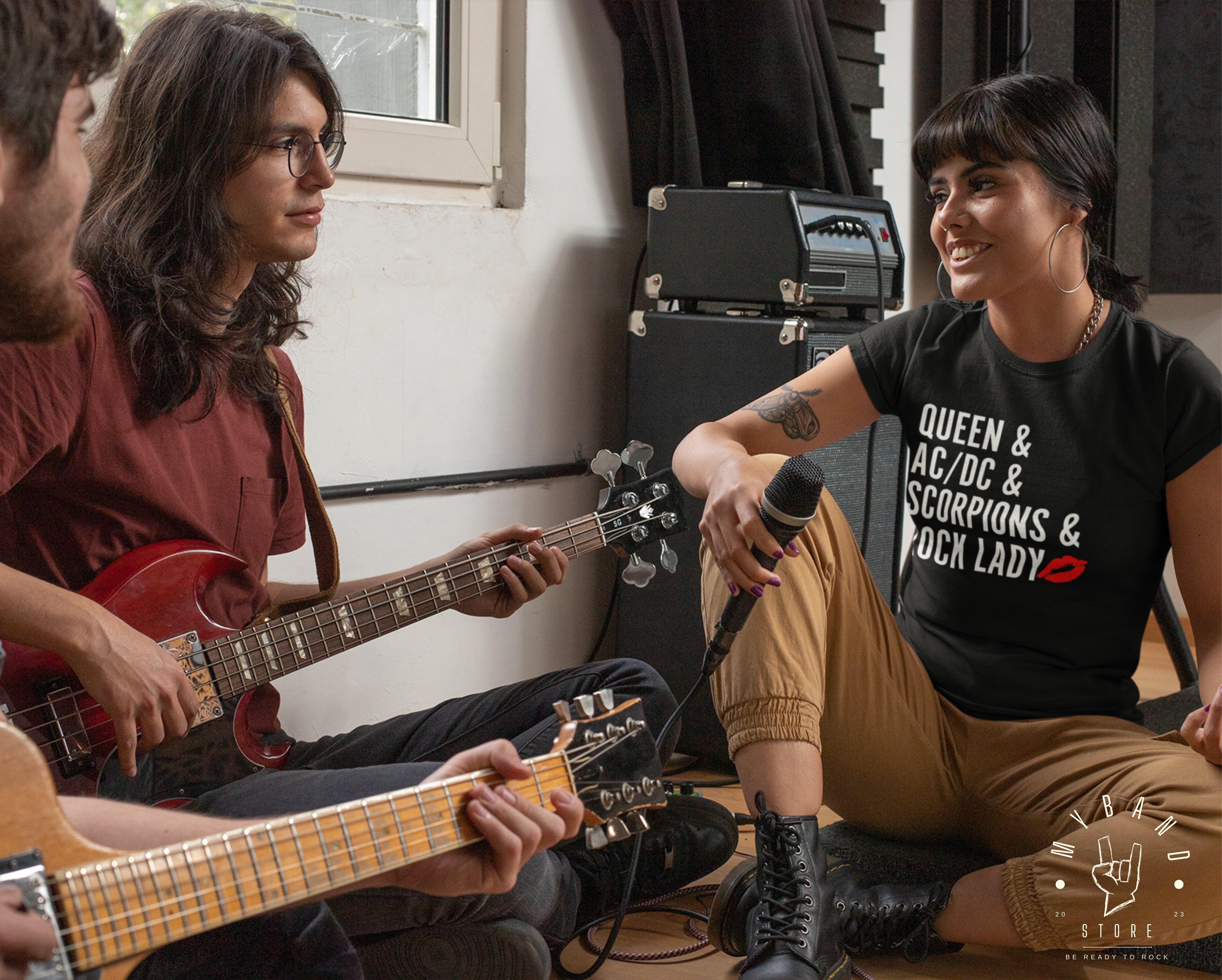 Camiseta Bandas Baby Long - Rock Lady