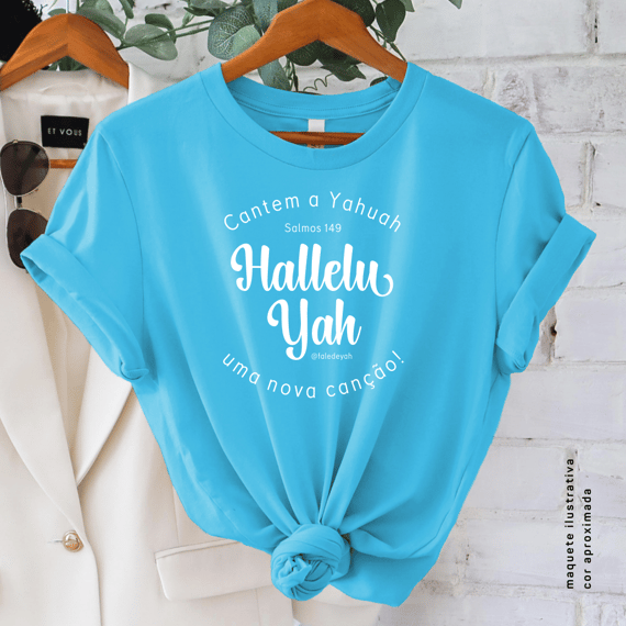 CANTEM HALLELU - feminina TSHIRT classic - Salmo 149