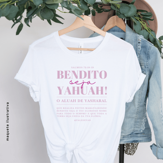 BENDITO SEJA - feminina Tshirt - Salmo 72 