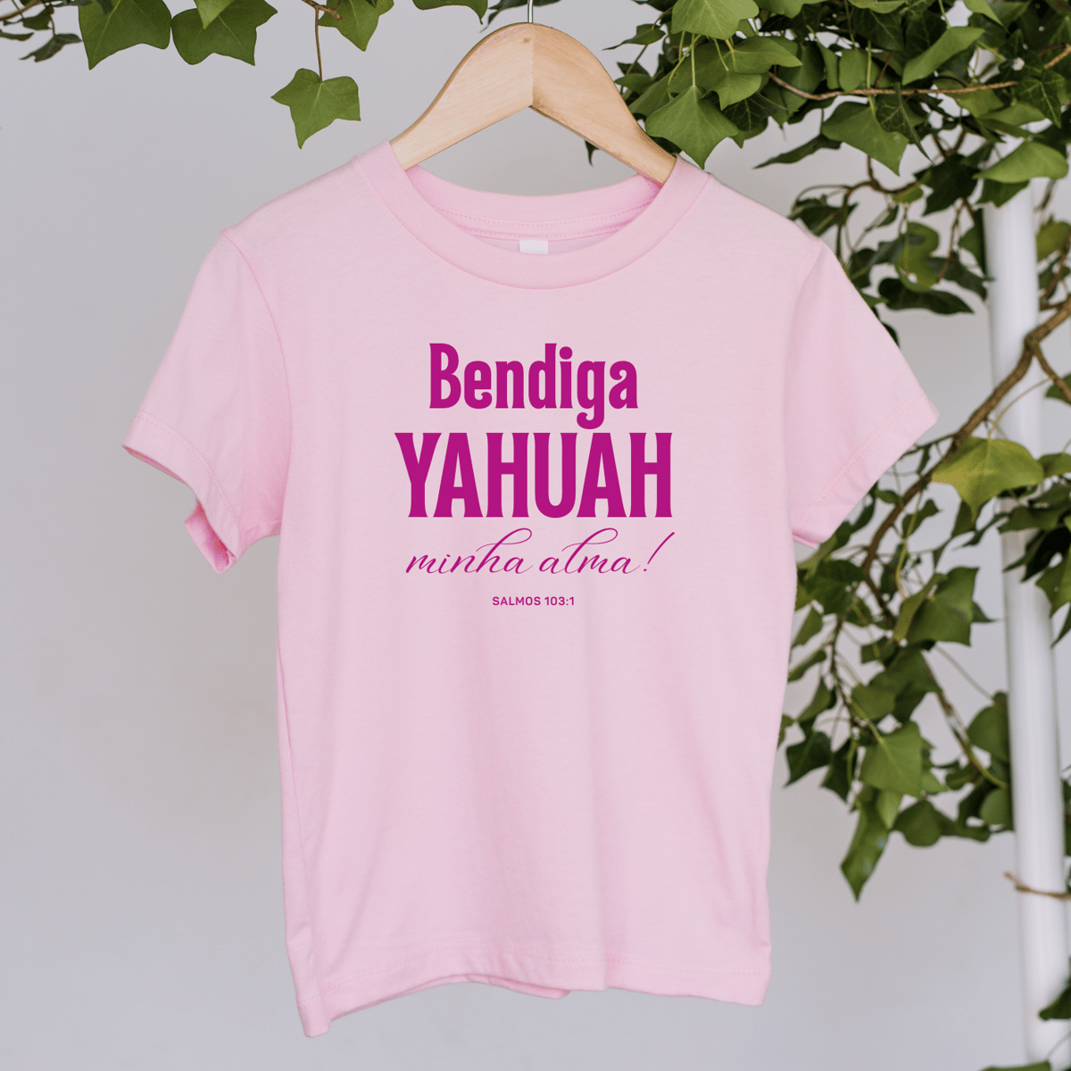 Nome do produto: BENDIGA [infantil estampa violeta] - Salmo 103