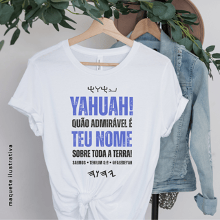 TEU NOME - feminina Tshirt - Salmo 8