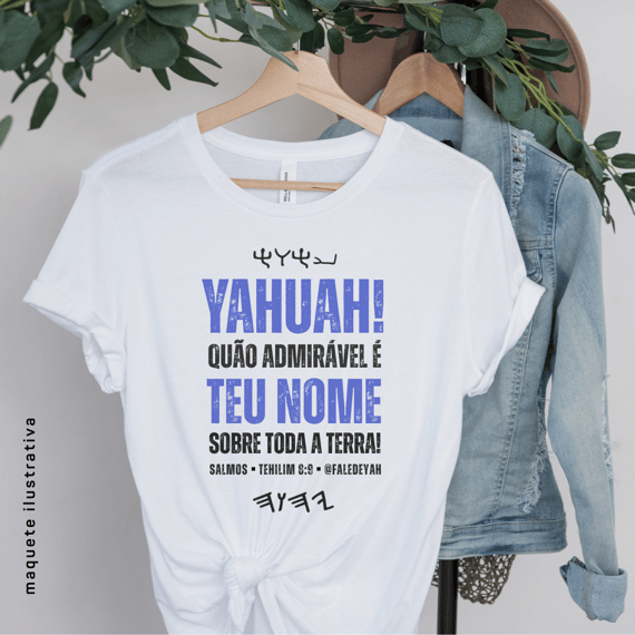 TEU NOME - feminina Tshirt - Salmo 8