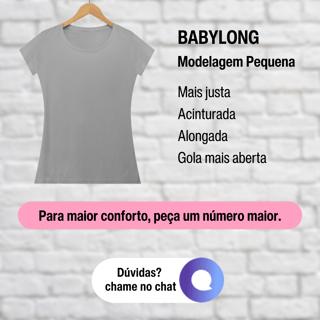 Nome do produto TEU NOME - Feminina Babylong 